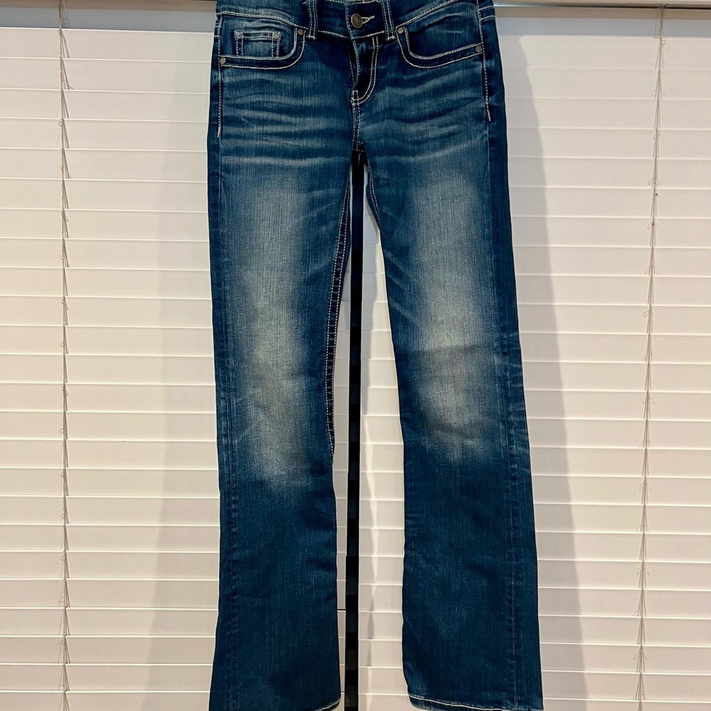 BKE Denim Stella Low-Rise Boot Cut Women's Blue Jeans